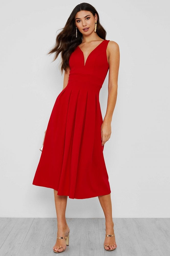 Walg Flared Skirt Midi Dress Dresses From Walg London Uk