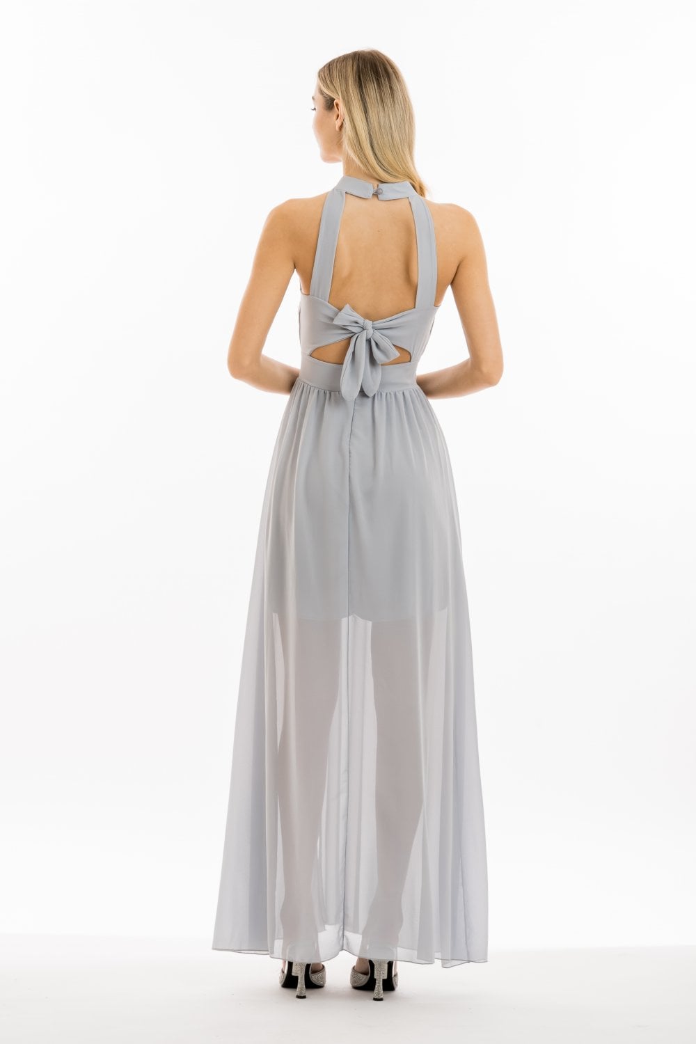 WalG Halter Neck Maxi Dress